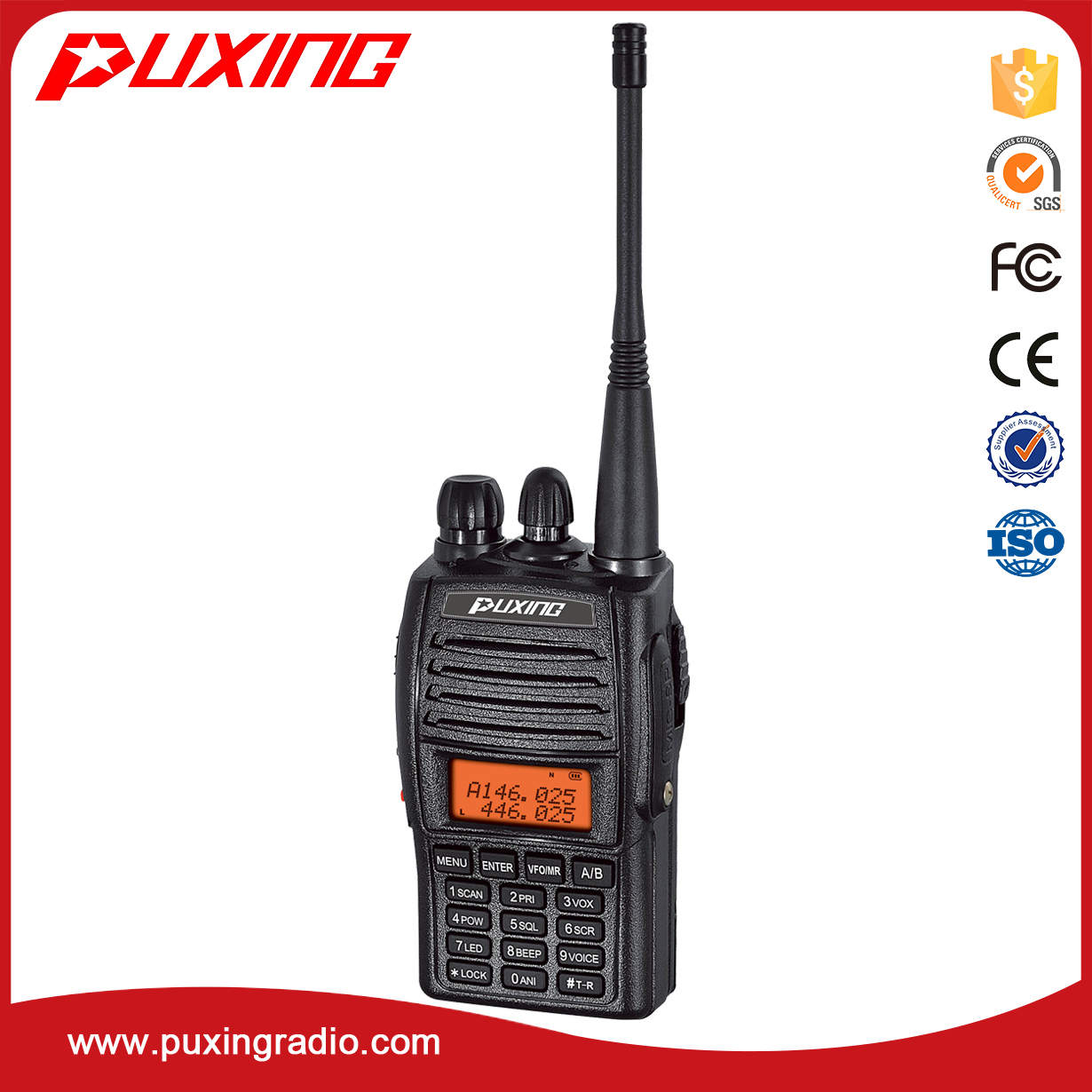 PX-UV973 dual band radio